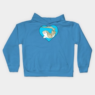 Zebra Shark Love Kids Hoodie